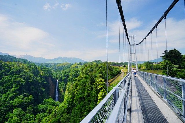 日本最高的行人吊桥【九重“梦”大吊桥】九州旅游之美景第三篇